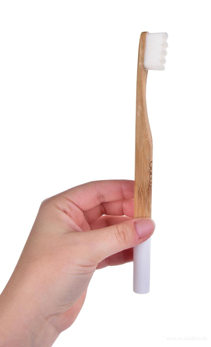 SADA 1+1 | GoEco┬« BAMBOO | zubn├ş kart├í─Źek | 10 000 vl├íken | ultra jemn├ę a hust├ę ┼ít─Ťtinky | b├şl├Ż - obr├ízek 3 | Manu├íln├ş kart├í─Źky | Grand M├│da