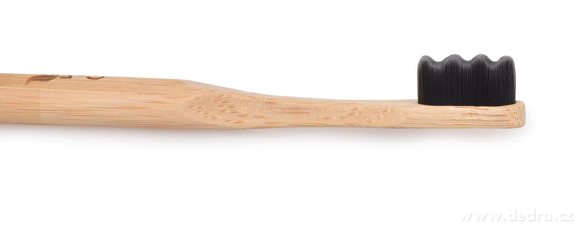 SADA 1+1 | GoEco┬« BAMBOO | zubn├ş kart├í─Źek | 10 000 vl├íken | ultra jemn├ę a hust├ę ┼ít─Ťtinky | ─Źern├Ż - obr├ízek 4 | Manu├íln├ş kart├í─Źky | Grand M├│da