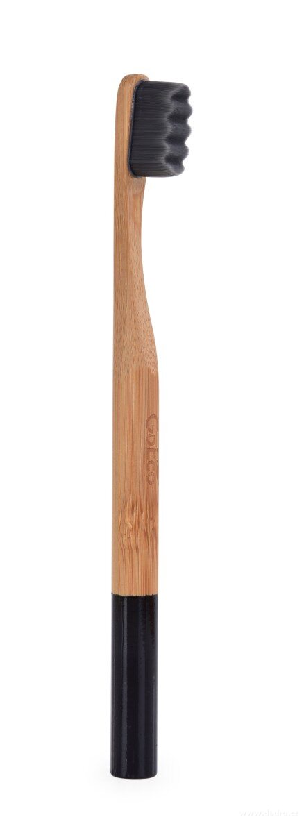 GoEco® BAMBOO, zubní kartáček 10 000 vláken, ultra jemné a husté štětinky, černý – náhled 5 | Grand Móda