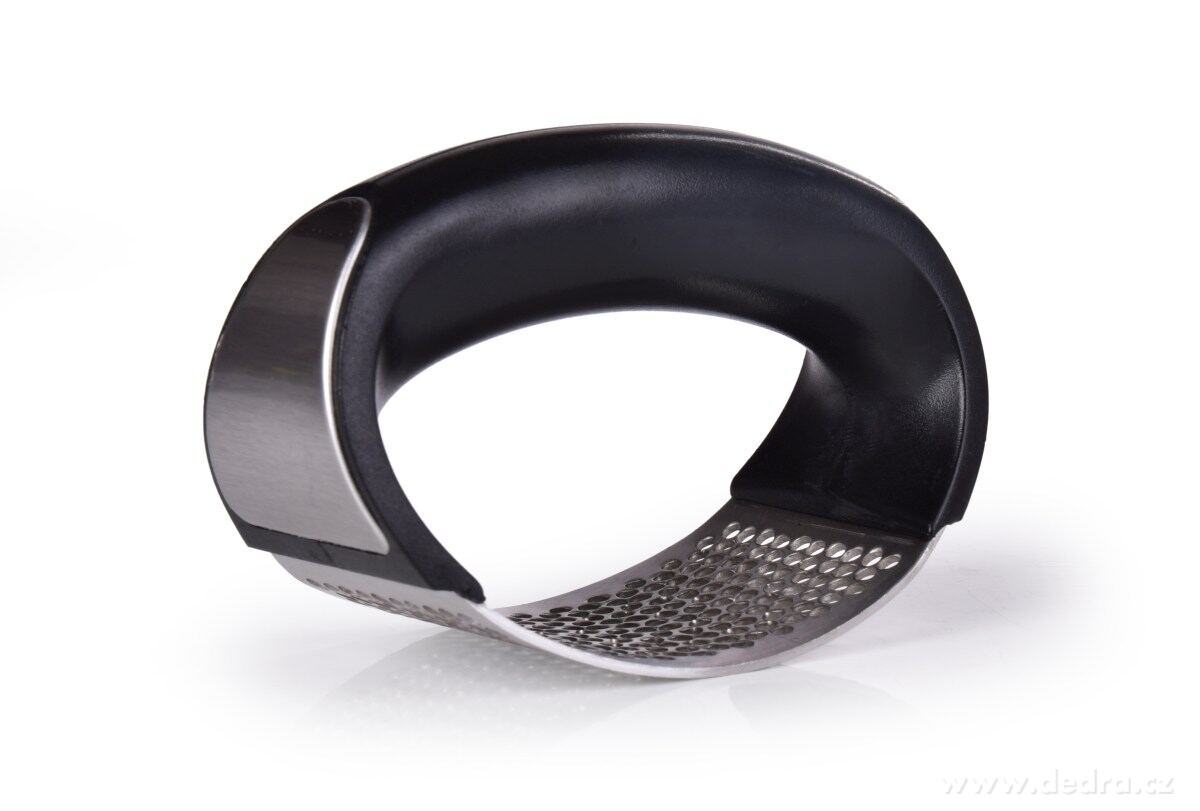 ČESNEKÁTOR, kolébkový lis na česnek, masivní nerezové provedení, 10 cm – náhled 2 | Grand Móda