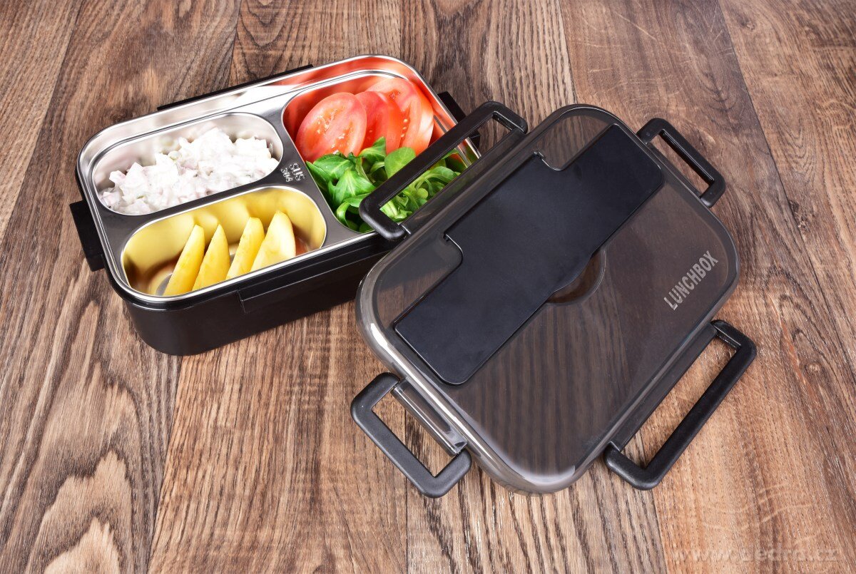 3v1 NEREZ JÍDLOTRANSPORTÉR, BENTO BOX na přenášení jídla – náhled 3 | Grand Móda