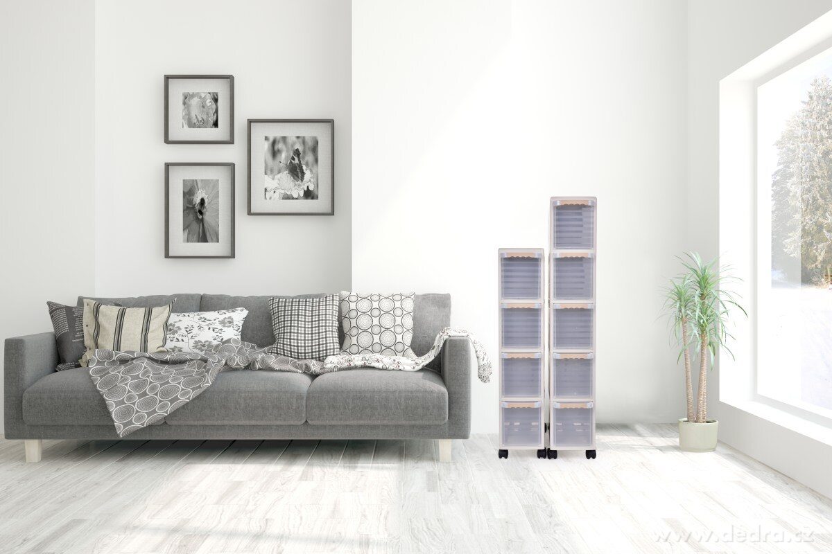 Pojízdný regál SLIM BOX 18 cm – náhled 3 | Grand Móda