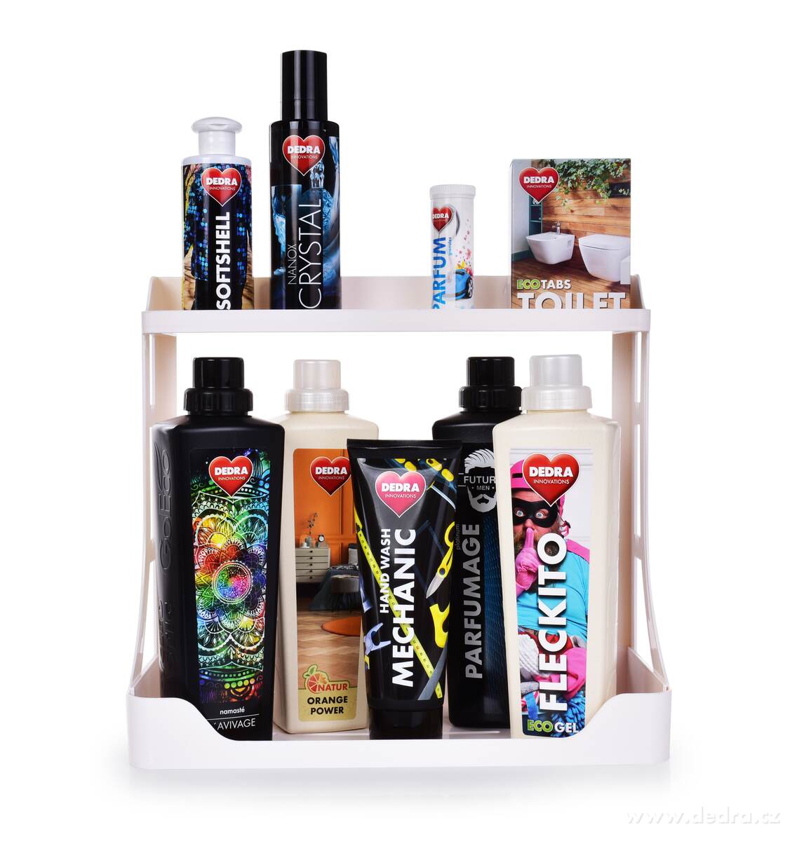 Dvoupatrová polička na kořenky a dochucovadla – náhled 4 | Grand Móda