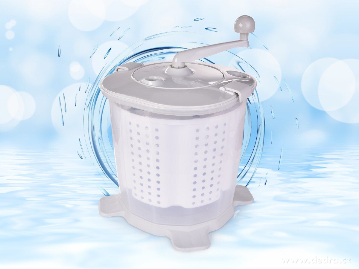 2v1 mobilní ruční vířivá PRAČKA & bubnová ODSTŘEDIVKA – náhled 5 | Grand Móda