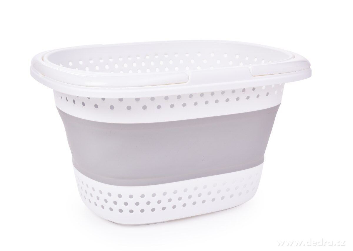 COMPACTOR, univerzální skládací koš 50 cm se dvěma madly, na přenášení, ukládání i nákupy – náhled 2 | Grand Móda