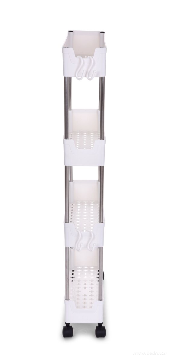 Pojízdný regál SLIM STEEL 12 cm do úzkých prostor – náhled 2 | Grand Móda