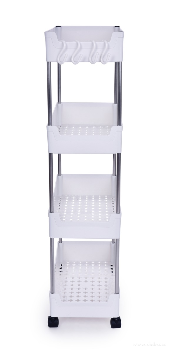 Pojízdný regál SLIM STEEL 21 cm do úzkých prostor – náhled 2 | Grand Móda