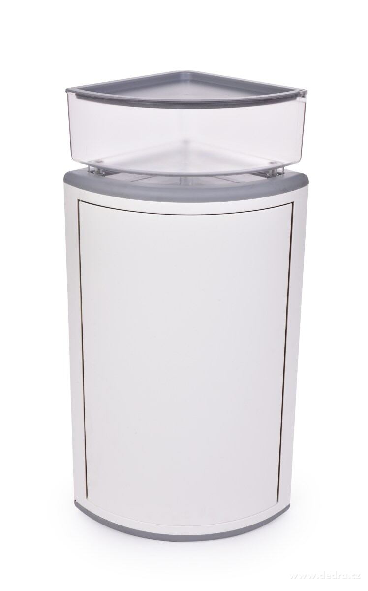 360° otočná uzavírací rohová police CARROUSEL s vrchní transparentní částí – náhled 2 | Grand Móda