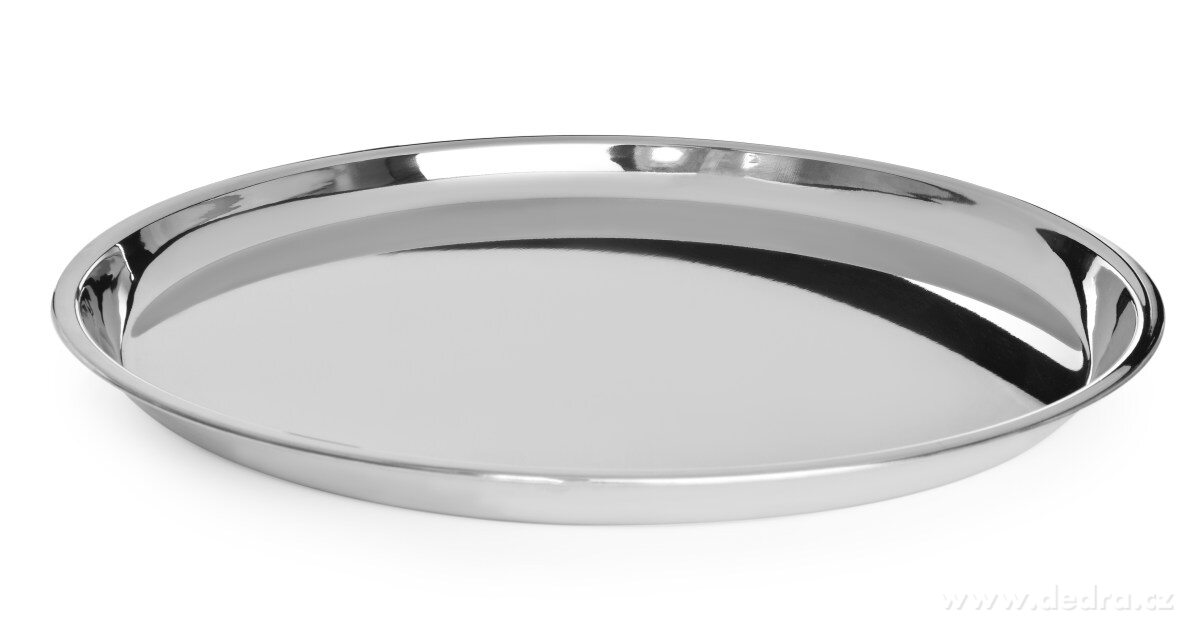 CHEF, servírovací kulatý nerezový tác, 45 cm | GoEco stolování | Grand Móda