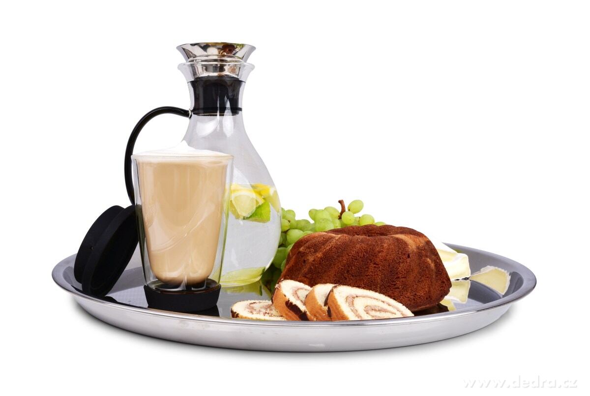 CHEF, servírovací kulatý nerezový tác, 45 cm – náhled 3 | Grand Móda