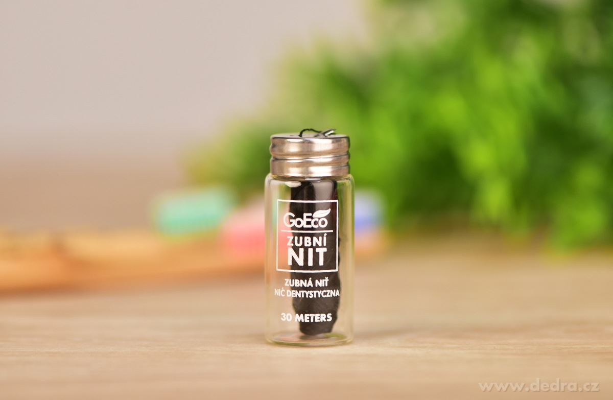 GoEco®, sada pro dentální hygienu, dentální nit 30 m + 30 ks párátko s dentální nití – náhled 2 | Grand Móda