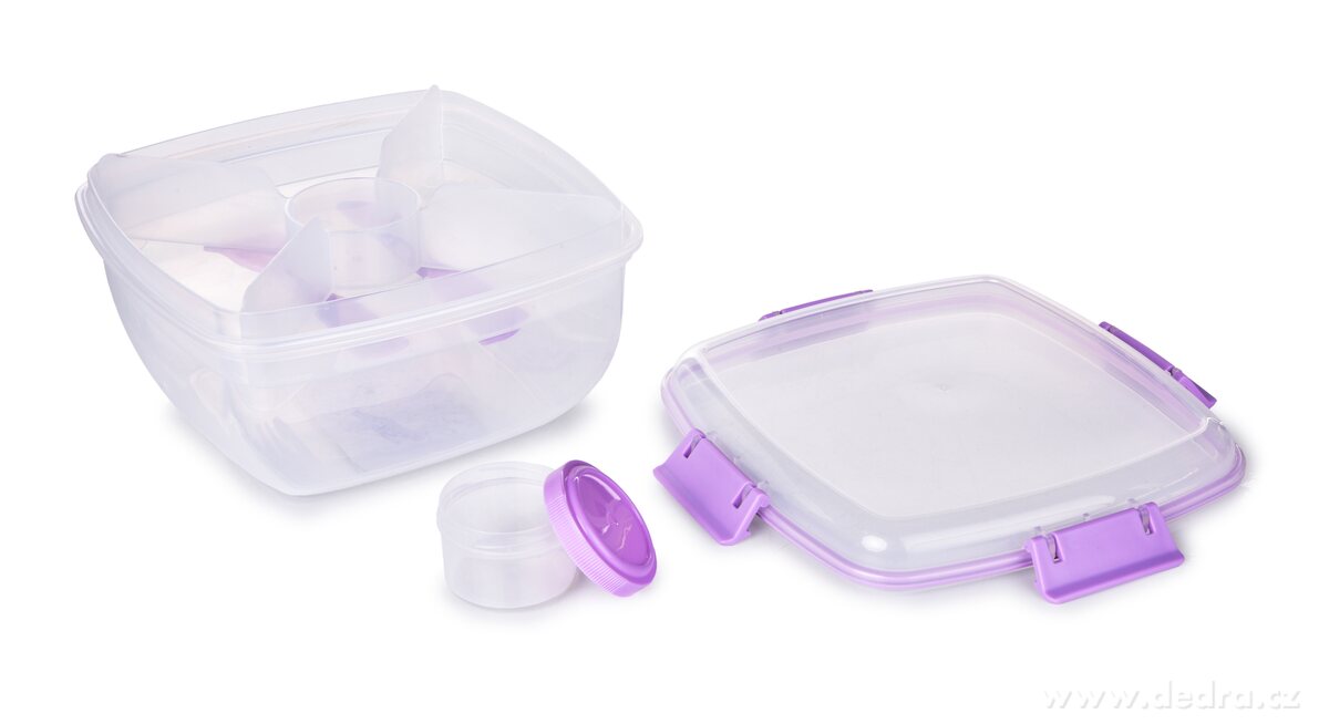 1500 ml JÍDLOTRANSPORTÉR CVAK&CVAK dóza na potraviny se silikonovým těsněním – náhled 2 | Grand Móda