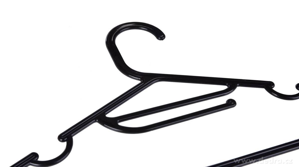 5 ks černé plastové ramínko – náhled 6 | Grand Móda