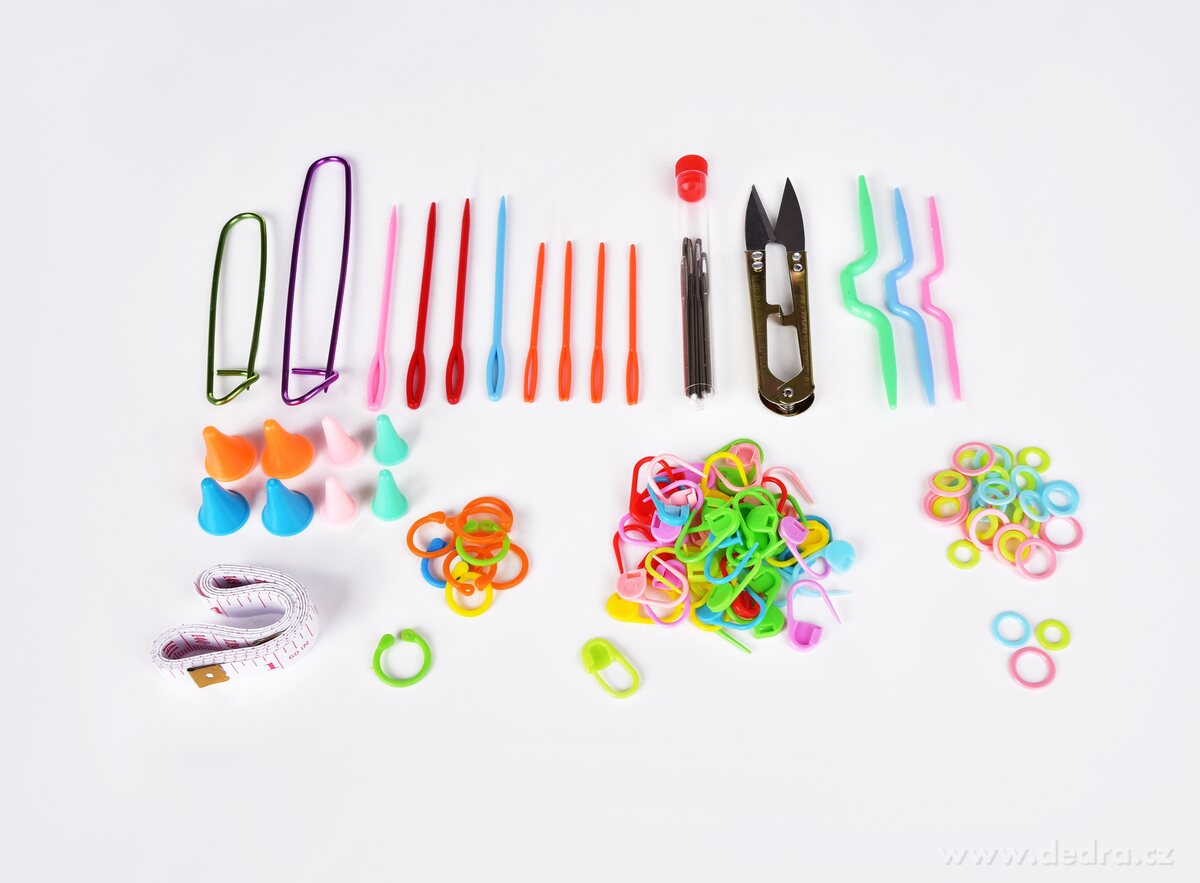 118 dílná sada na pletení a háčkování | Šicí a pletací potřeby | Grand Móda