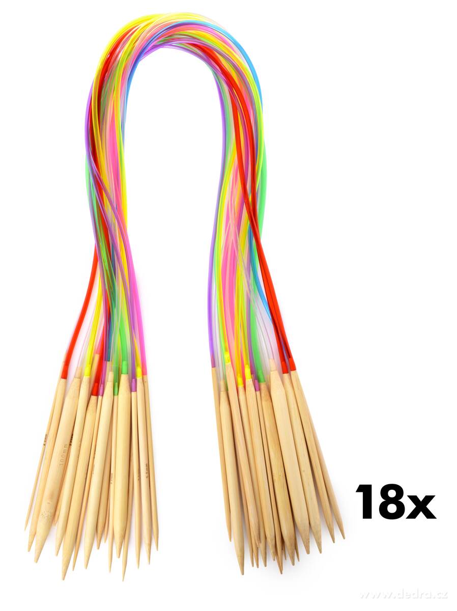 18 ks sada kruhových bambusových jehlic GoEco® | Produkty za bonusové body | Grand Móda