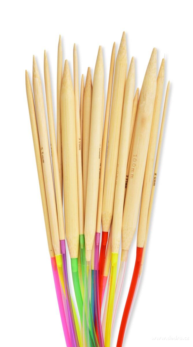 18 ks sada kruhových bambusových jehlic GoEco® – náhled 4 | Grand Móda