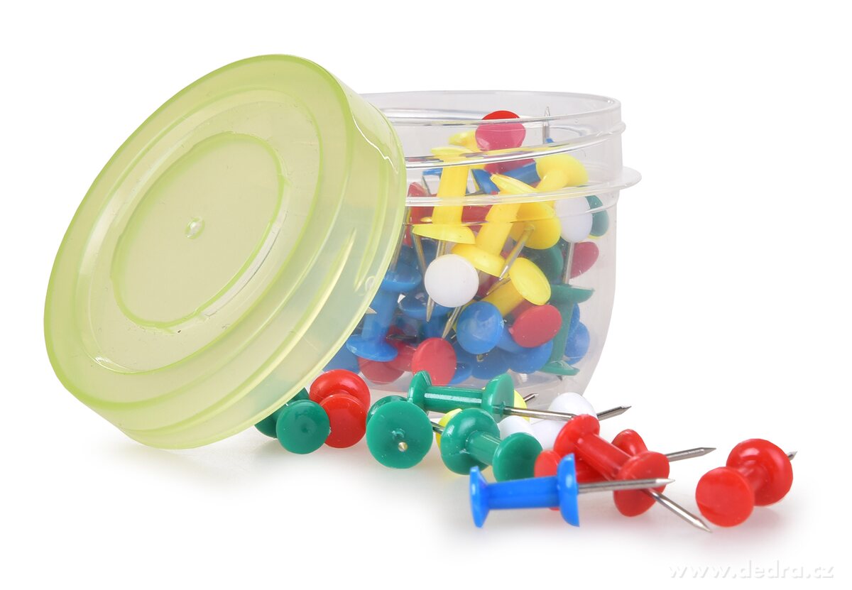 OFFICE | 50 ks p┼Öip├şn├í─Źk┼» | pro n├íst─Ťnky, korkov├ę tabule & pl├ínova─Źe - obr├ízek 2 | Kancel├í┼Ösk├ę pot┼Öeby | Grand M├│da