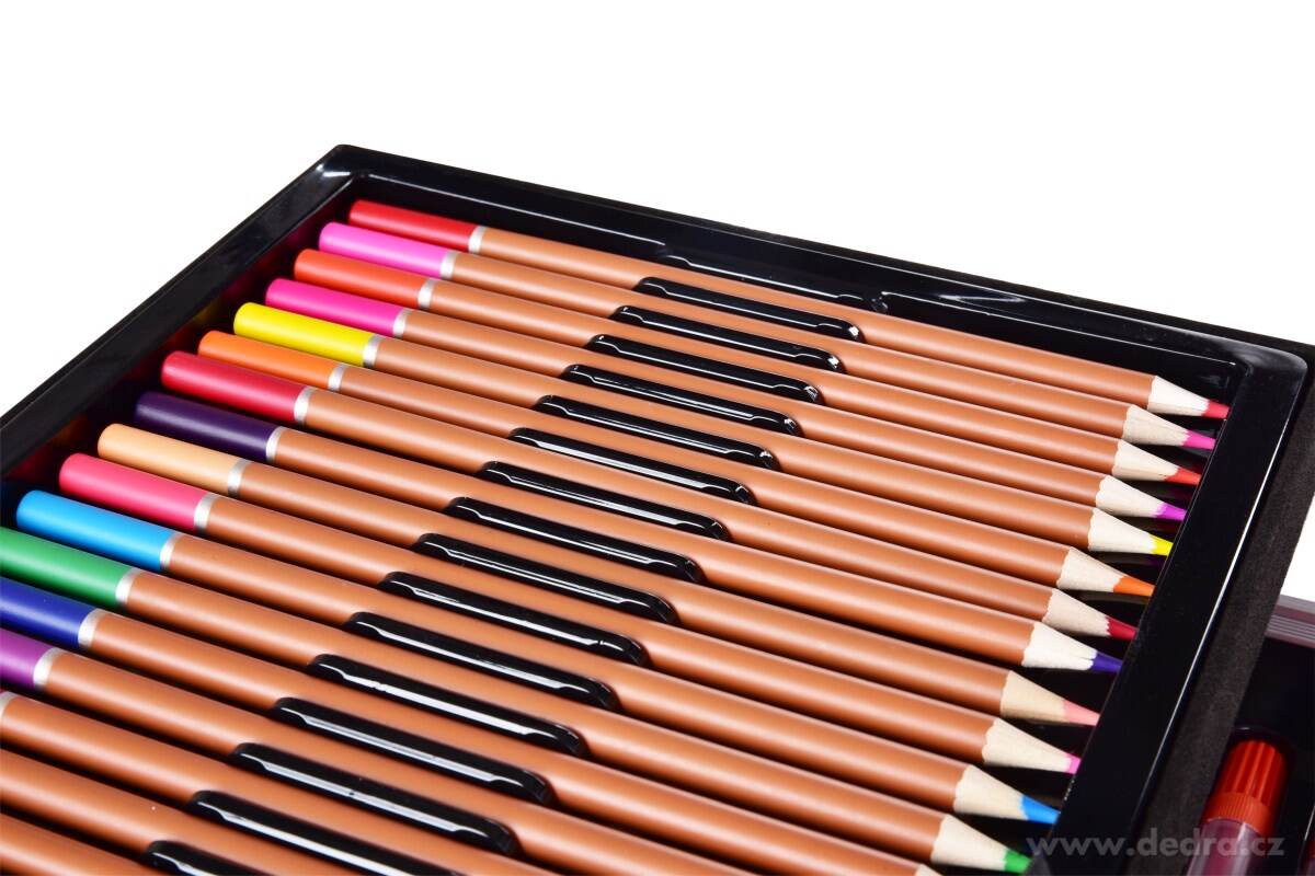 ART, Velký rozkládací kufřík, 142dílná sada uměleckých potřeb, 4 patra plná kreativity – náhled 6 | Grand Móda