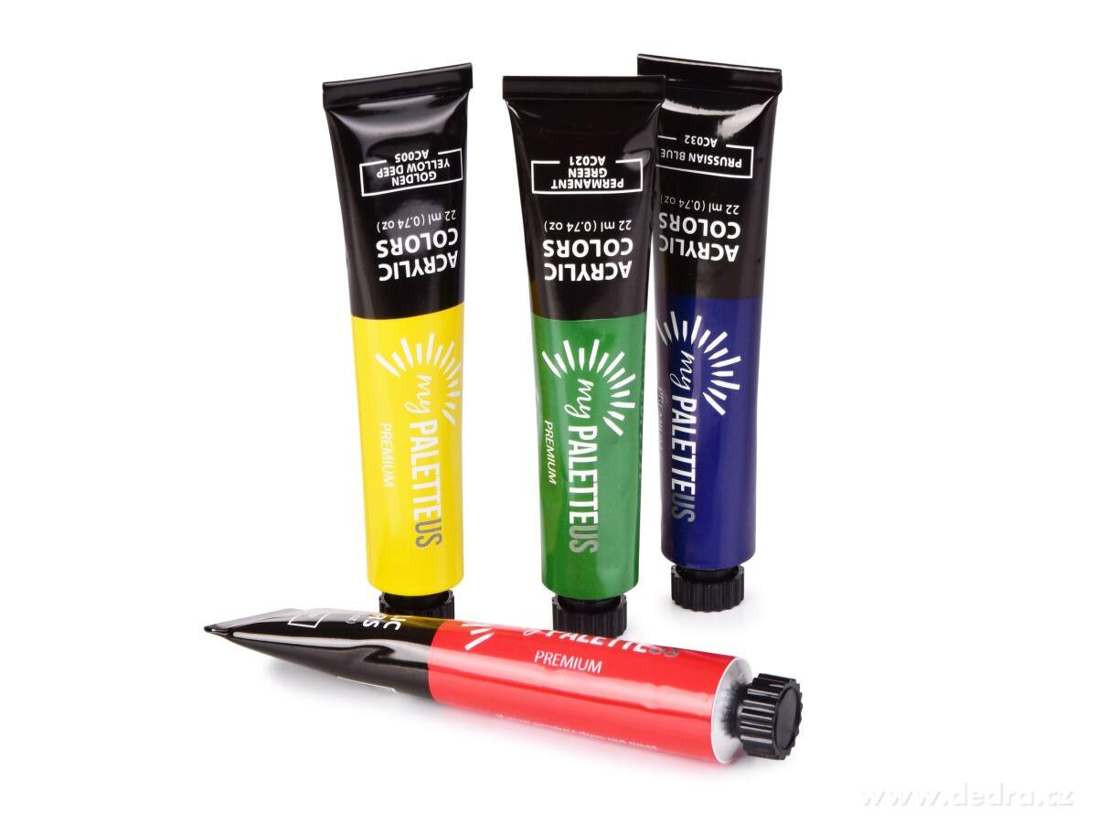 ART, 48 ks exkluzivní sada akrylových barev s příslušenstvím, vodou ředitelné, netoxické, rychleschnoucí – náhled 2 | Grand Móda