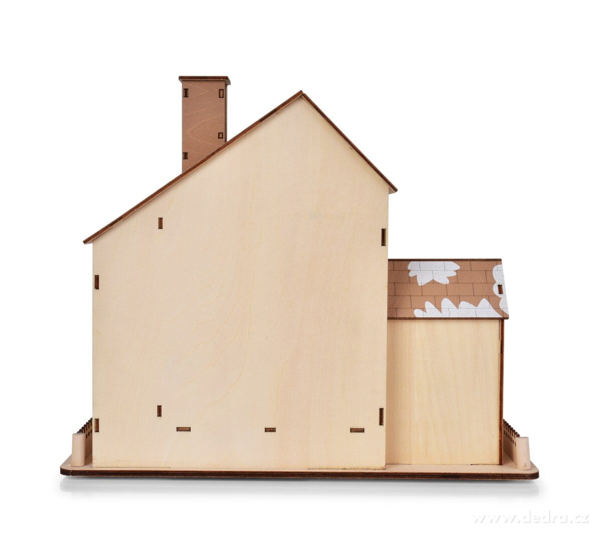 DŘEVĚNÝ DOMEK SE ZIMNÍ VESNIČKOU, LED dekorace, prosvícené zátiší, šířka 35 cm – náhled 6 | Grand Móda