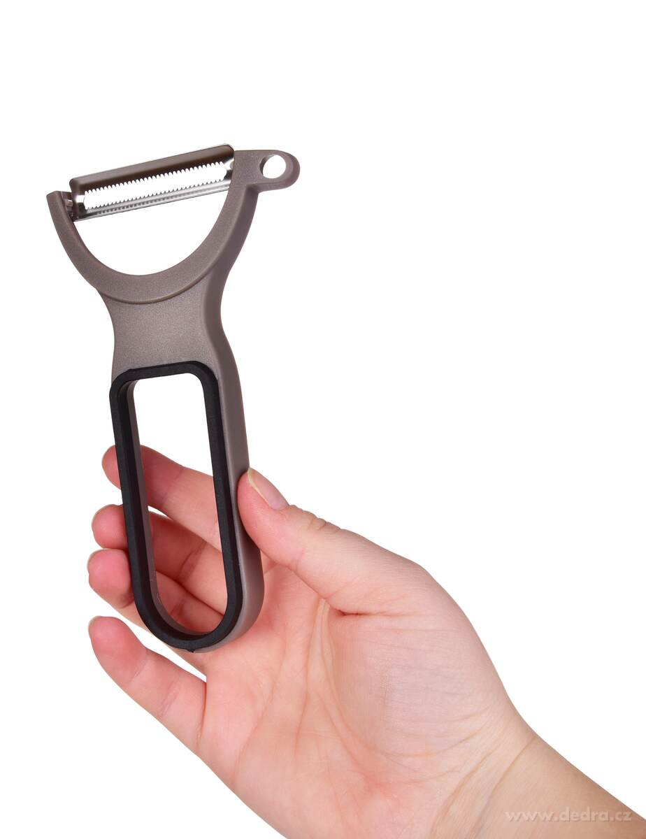 GOURMET, kuchyňská škrabka, 5 cm, pilková čepel na měkké plody, protiskluzová rukojeť – náhled 6 | Grand Móda