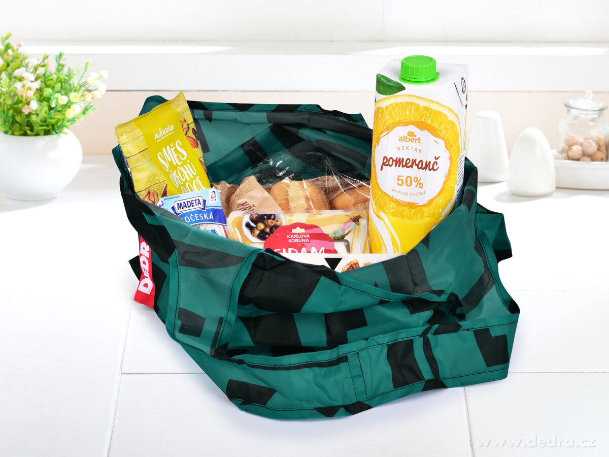 Nákupní skládací textilní taška CITYBAG, FC PETROLEJOVÁ – náhled 3 | Grand Móda