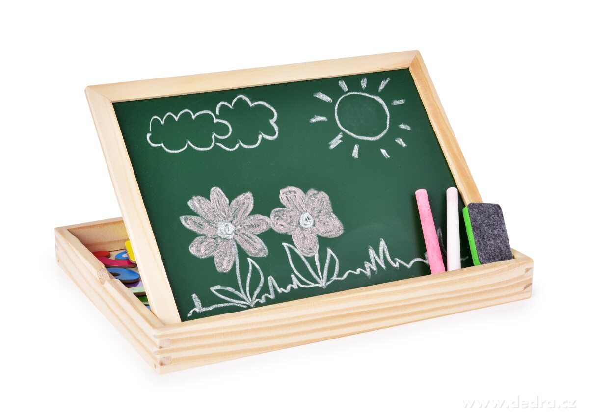 3v1 stolní oboustranná magnetická kreslící tabule – náhled 2 | Grand Móda