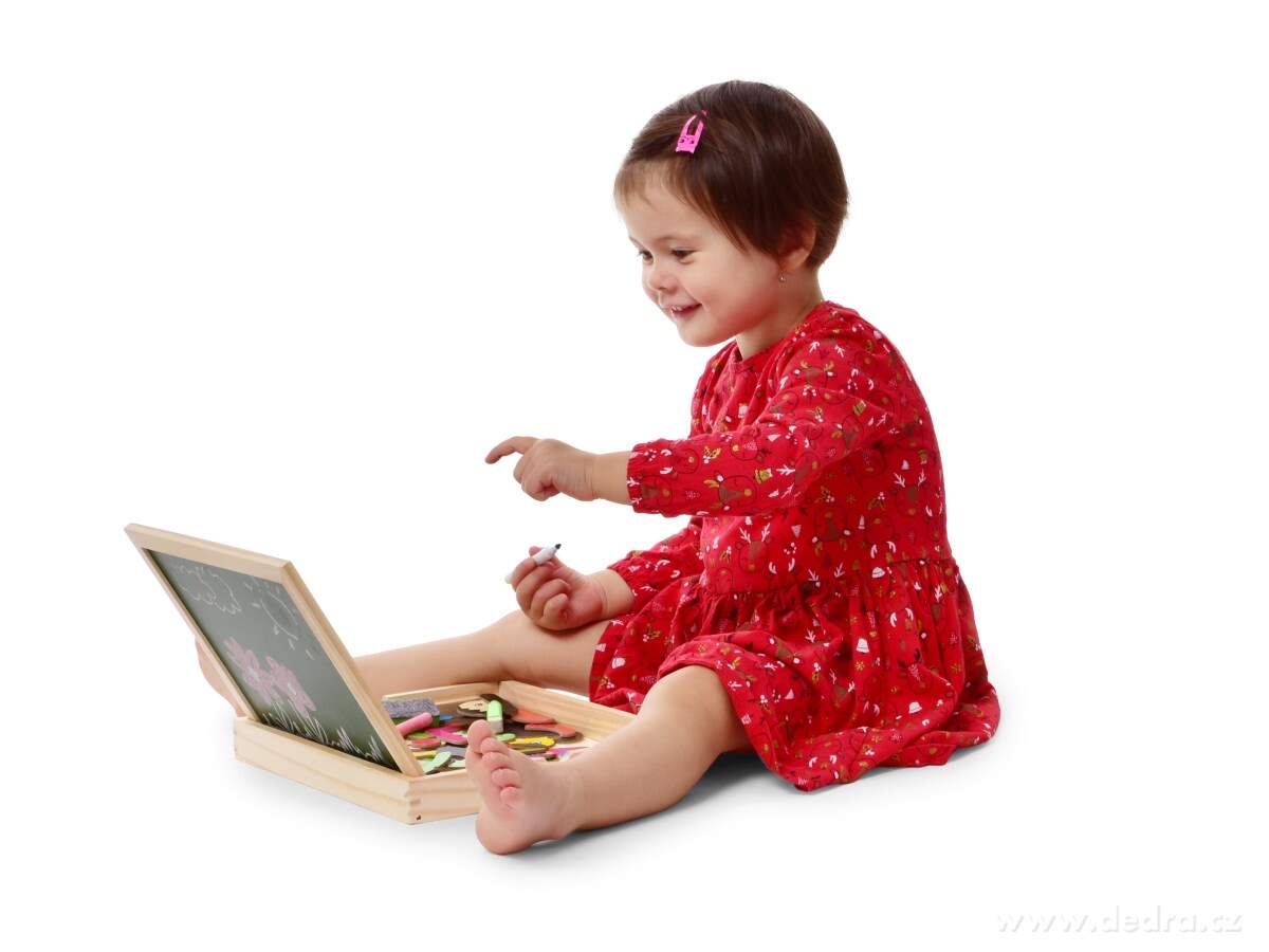 3v1 stolní oboustranná magnetická kreslící tabule – náhled 3 | Grand Móda