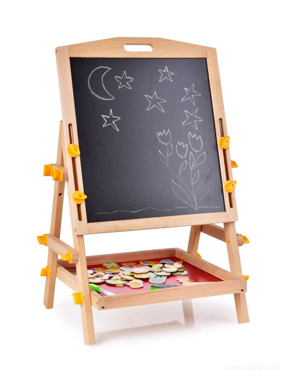 3v1 oboustranná magnetická a kreslící tabule na stojanu – náhled 2 | Grand Móda
