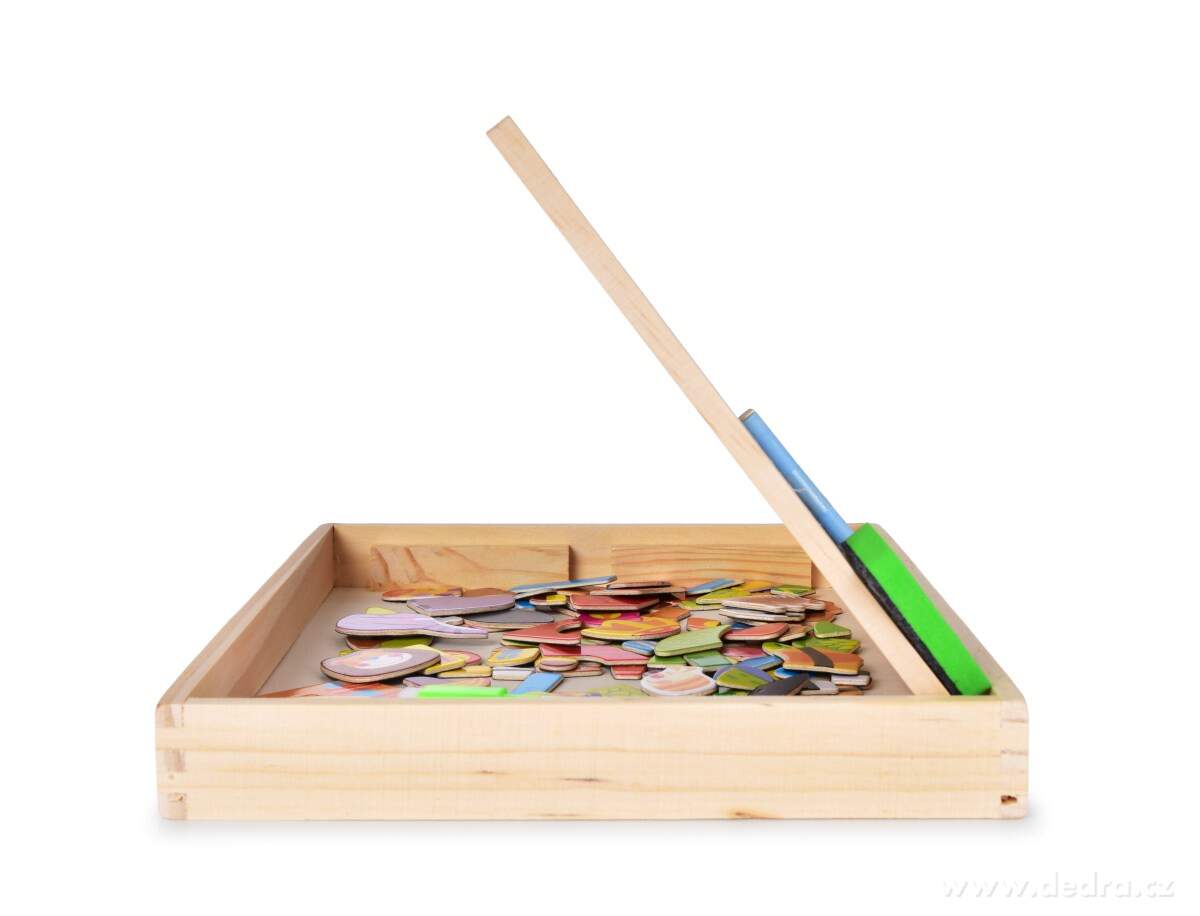 3v1 stolní oboustranná magnetická kreslící tabule – náhled 4 | Grand Móda