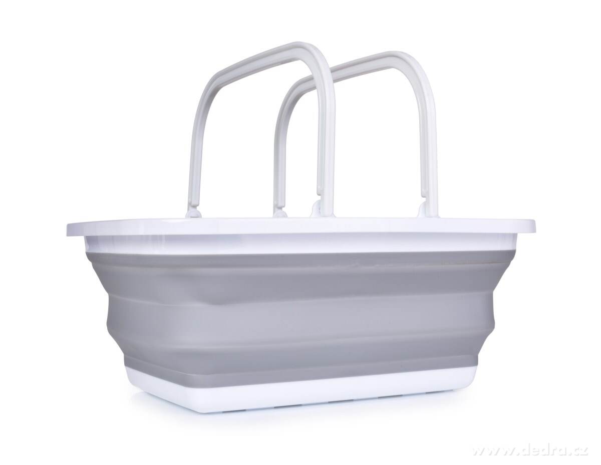 COMPACTOR, Skládací košík 10 L se sklopnými madly, Na nákupy, pikniky i ukládání věcí – náhled 2 | Grand Móda