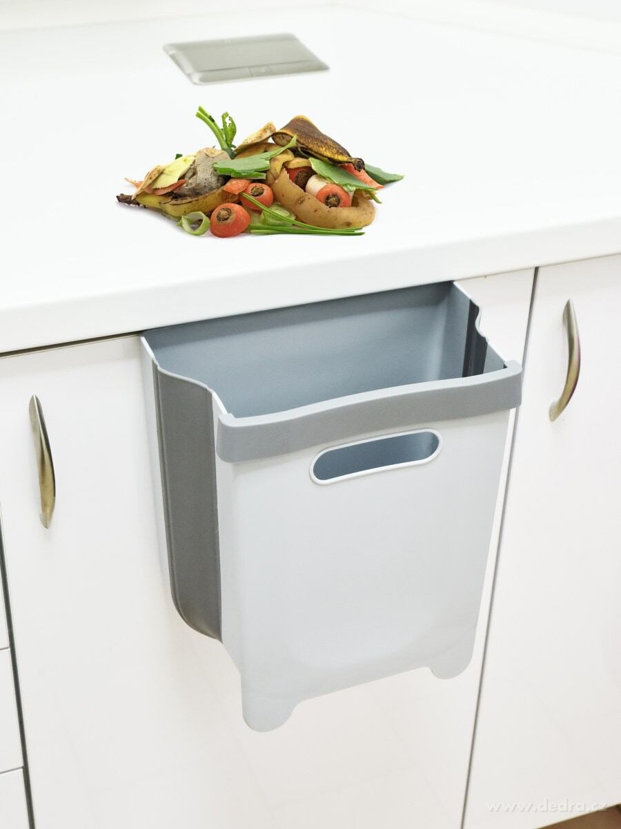 COMPACTOR, 7 L, skládací kuchyňský zbytkovník závěsný na dvířka linky – náhled 3 | Grand Móda