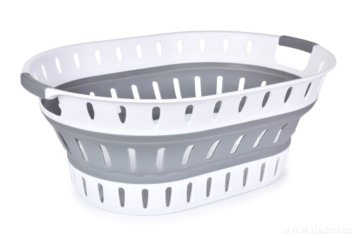 COMPACTOR, XXL skládací koš na prádlo 61 cm, perforovaný koš na špinavé prádlo – náhled 2 | Grand Móda