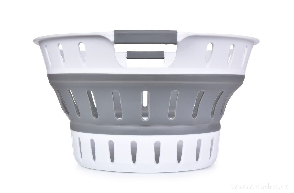COMPACTOR, XXL skládací koš na prádlo 61 cm, perforovaný koš na špinavé prádlo – náhled 5 | Grand Móda