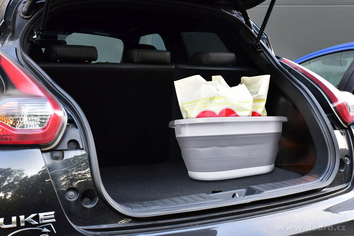 COMPACTOR, skládací vana 40 L víceúčelová, lavor, přepravka, úklidová vana do domácnosti i na zahradu – náhled 5 | Grand Móda