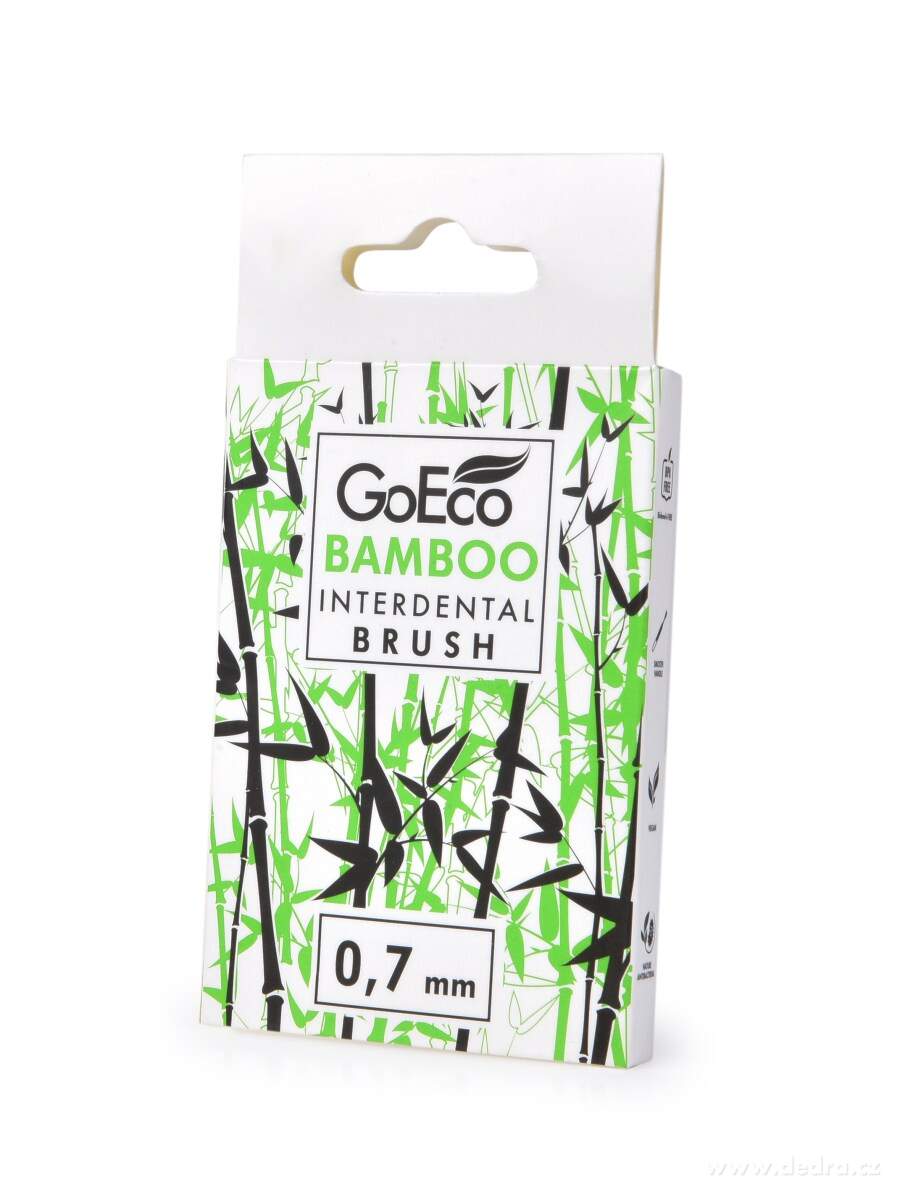 GoEco® BAMBOO, mezizubní kartáčky 0, 7 mm, 6 ks, z bambusu – náhled 5 | Grand Móda