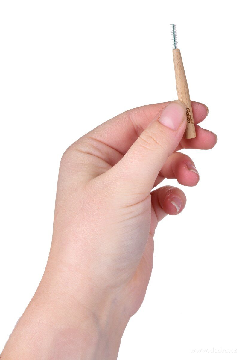 GoEco® BAMBOO, mezizubní kartáčky 0, 8 mm, 6 ks, z bambusu – náhled 4 | Grand Móda
