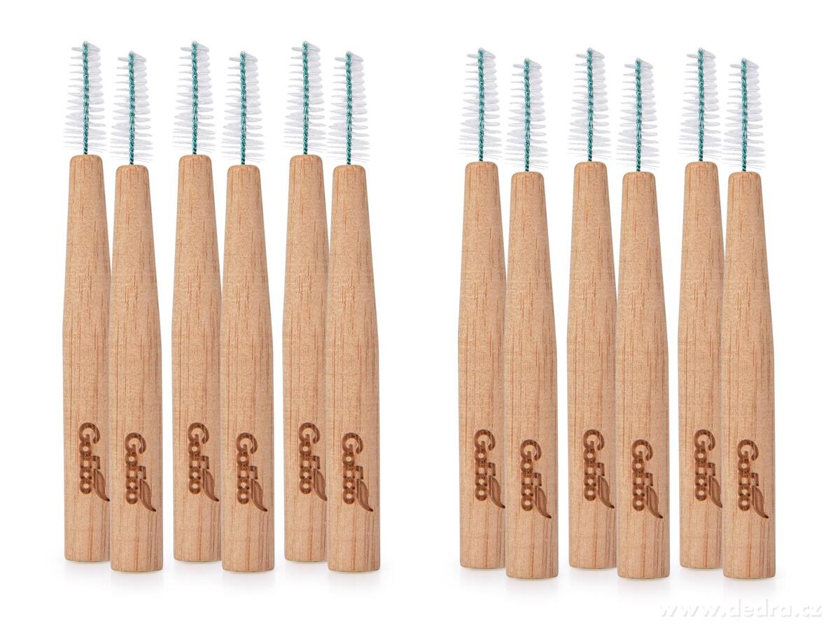 SADA 1+1 | GoEco┬« BAMBOO | mezizubn├ş kart├í─Źky | 1 mm | 12 ks | z bambusu - obr├ízek 3 | Manu├íln├ş kart├í─Źky | Grand M├│da