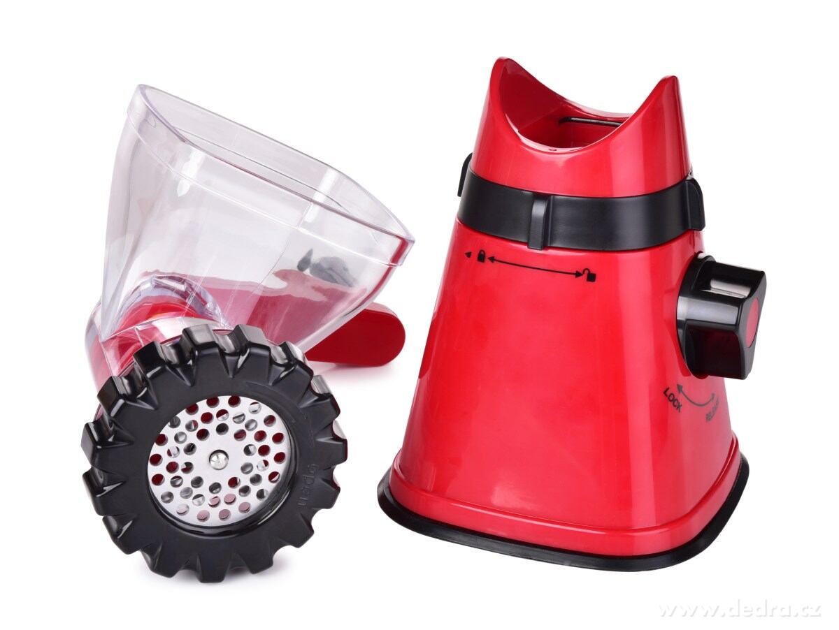 GOLEM, velký ruční mlýnek na maso, dva mlecí disky, nástavec na klobásy a přísavka – náhled 2 | Grand Móda