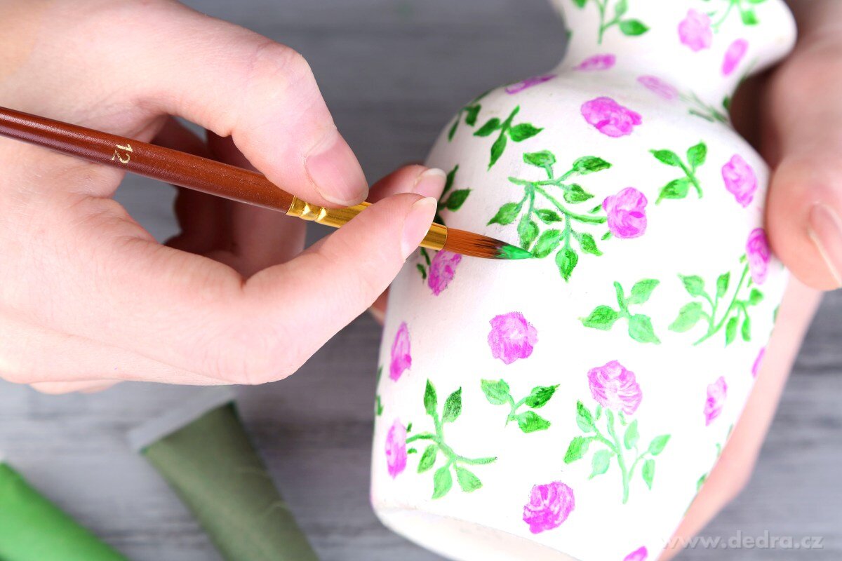 ART, 6 ks umělecké kulaté štětce, dřevěná rukojeť & zlaté syntetické štětiny, pro všechny typy barev – náhled 5 | Grand Móda