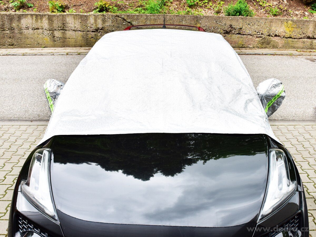 DRIVE, Sluneční & mrazová plachta na auto, 245 × 140 cm, čelní sklo + boční okna + zrcátka | Autodoplňky | Grand Móda