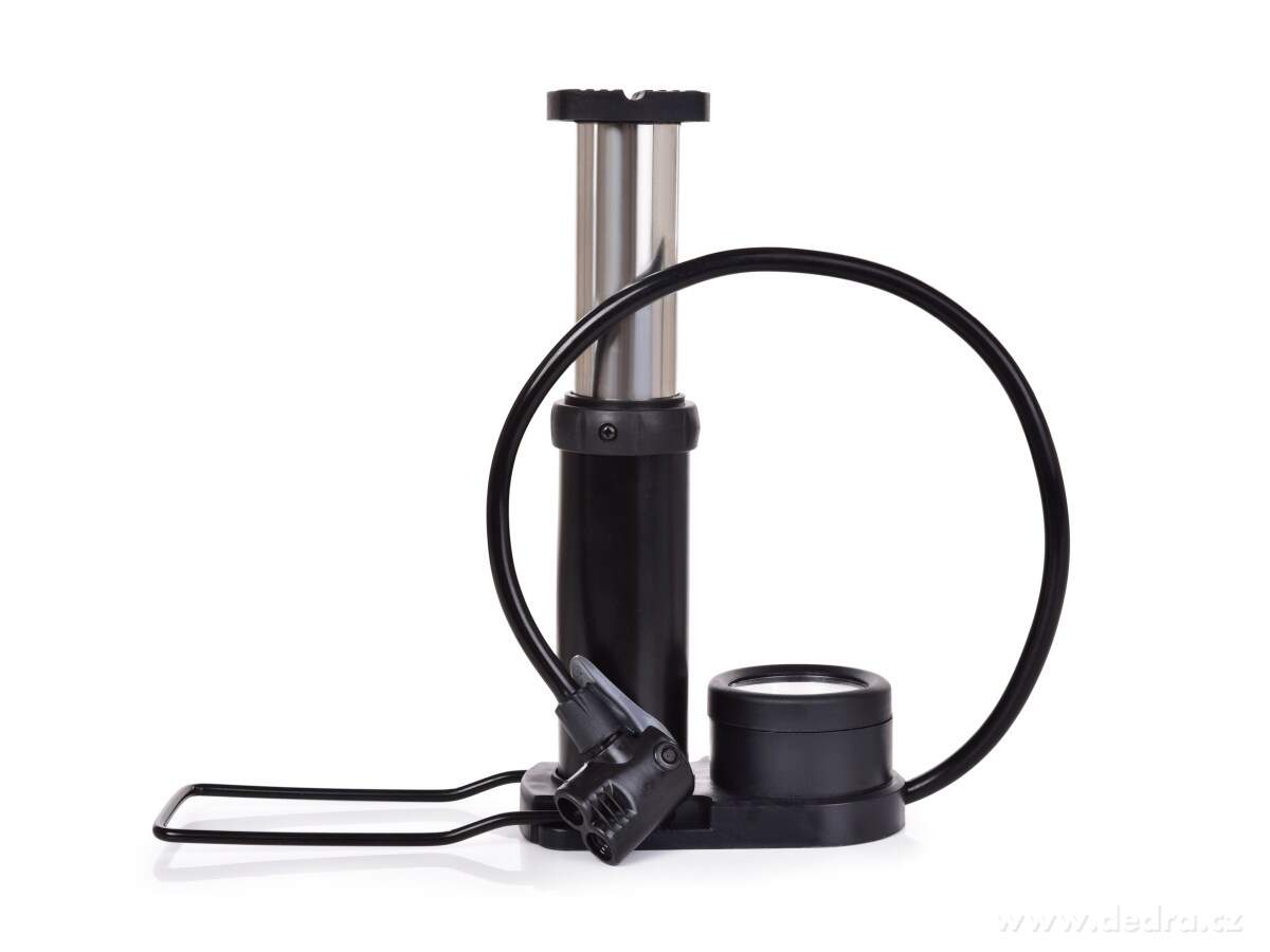 DRIVE, Nožní nafukovací pumpa s manometrem, dvojitá hlava & 11 BAR – náhled 6 | Grand Móda