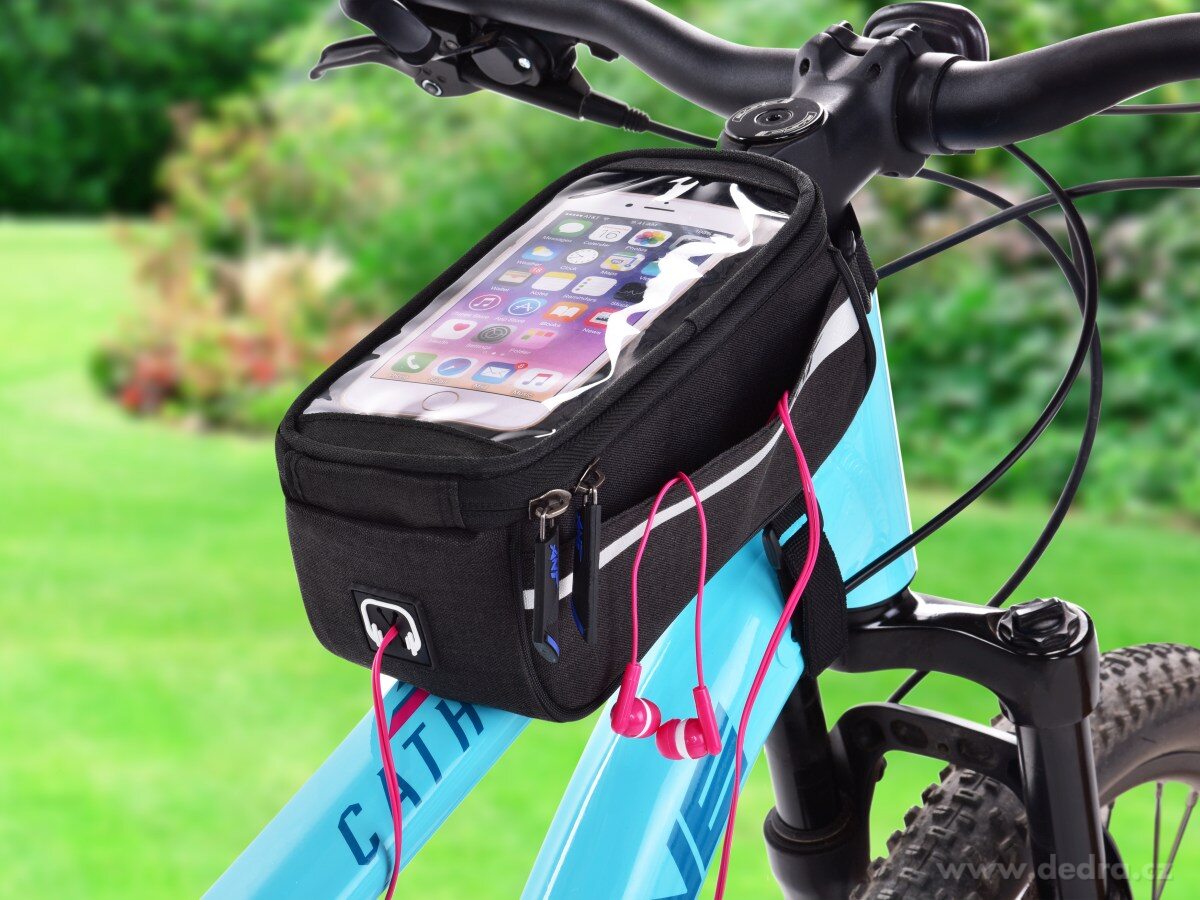 Cyklo kapsa/brašna na rám kola s pouzdrem na telefon – náhled 3 | Grand Móda