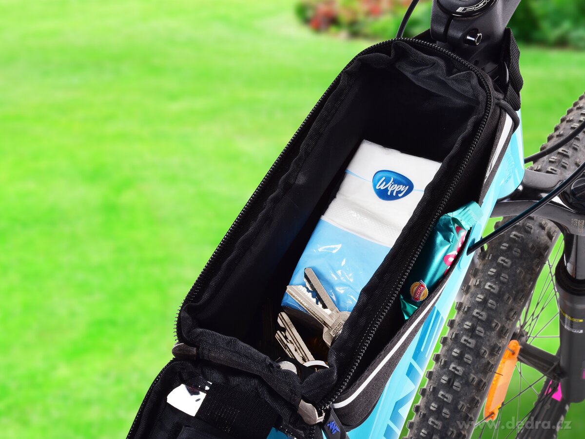 Cyklo kapsa/brašna na rám kola s pouzdrem na telefon – náhled 5 | Grand Móda
