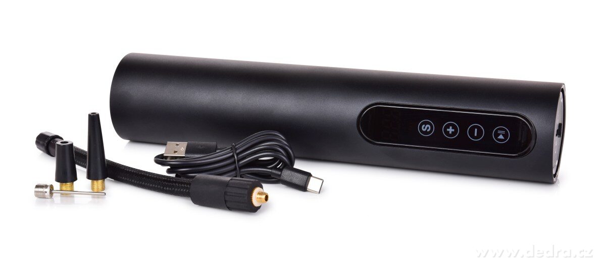 DRIVE, 2v1 bezdrátový AKU kompresor s LED svítilnou, USB dobíjení & LCD displej – náhled 2 | Grand Móda