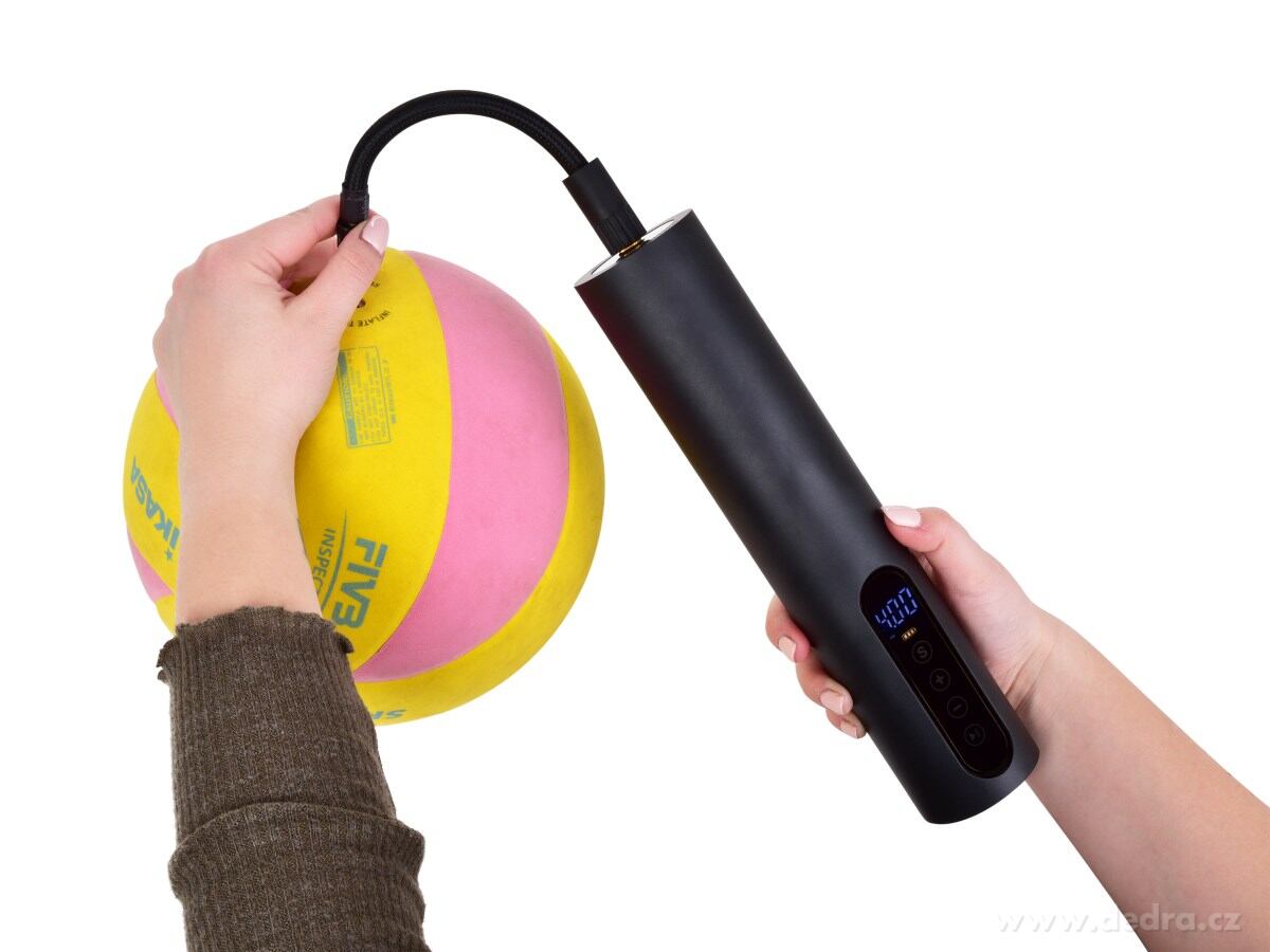 DRIVE, 2v1 bezdrátový AKU kompresor s LED svítilnou, USB dobíjení & LCD displej – náhled 6 | Grand Móda