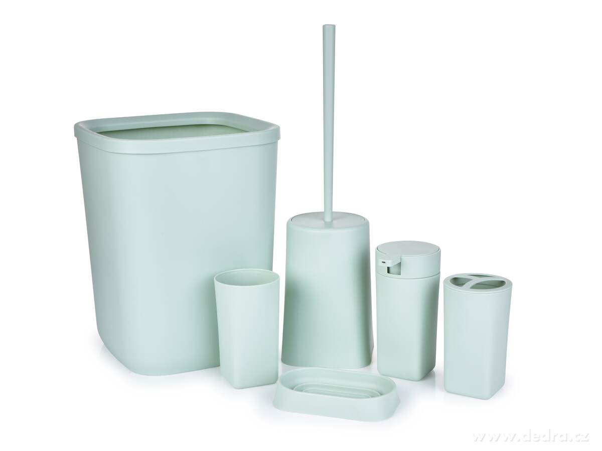 SPA, sada koupelnových doplňků, 6 dílů, mátová