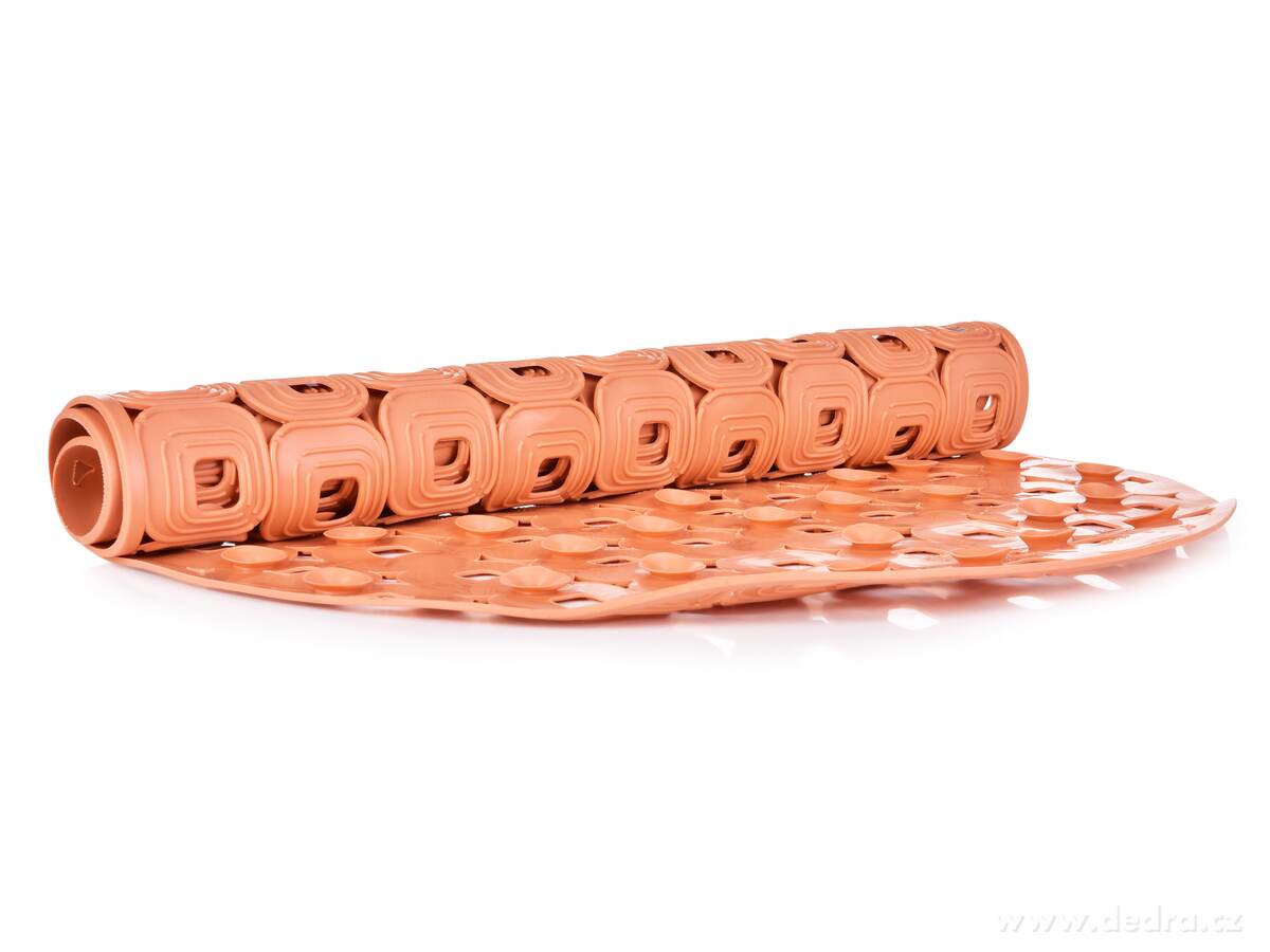 SPA, protiskluzová podložka do vany & sprchy, lososová, 70 × 39 cm – náhled 2 | Grand Móda