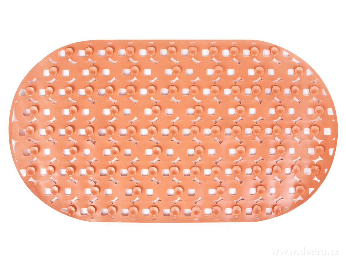 SPA, protiskluzová podložka do vany & sprchy, lososová, 70 × 39 cm – náhled 4 | Grand Móda