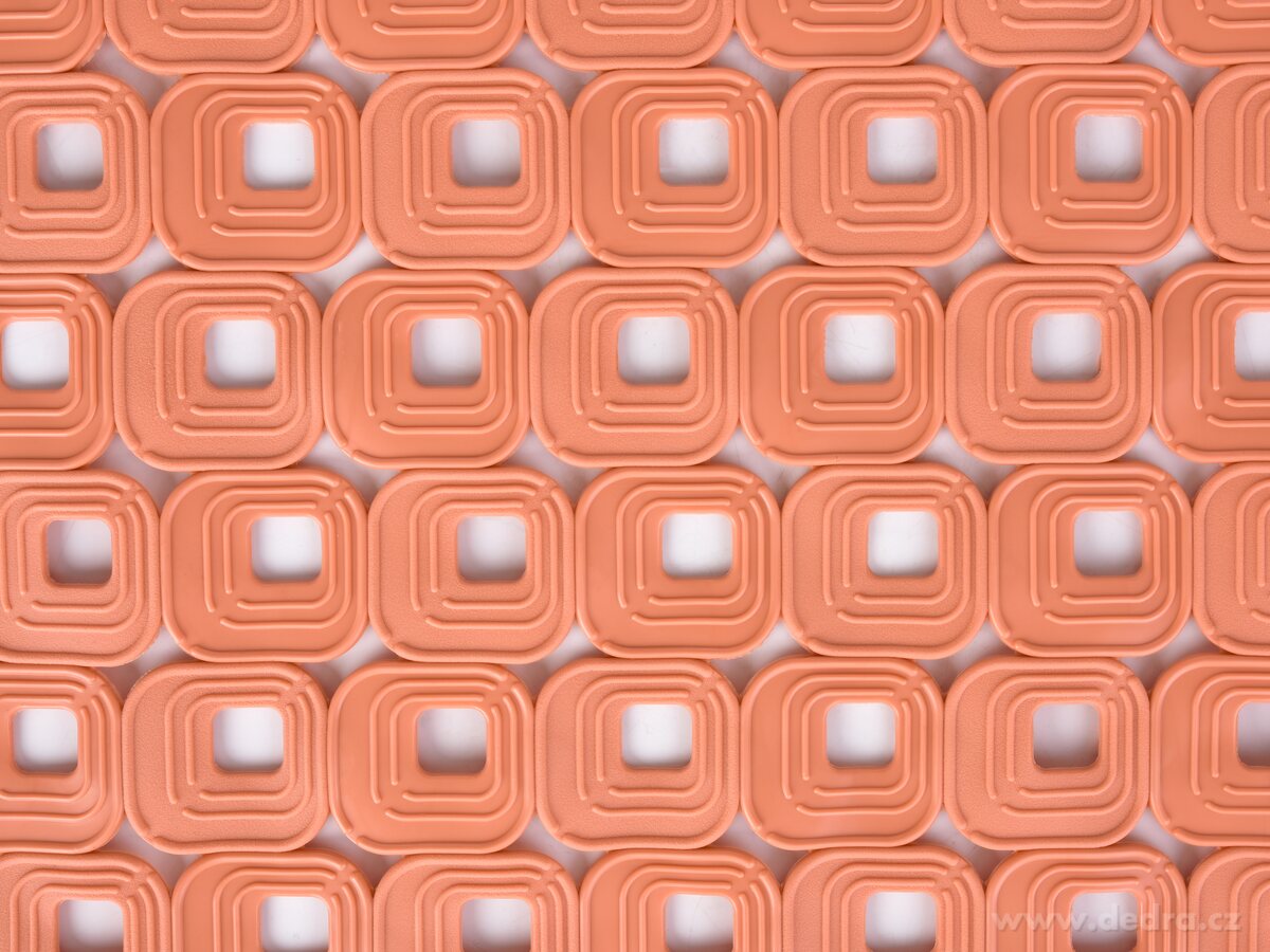 SPA, protiskluzová podložka do vany & sprchy, lososová, 70 × 39 cm – náhled 6 | Grand Móda